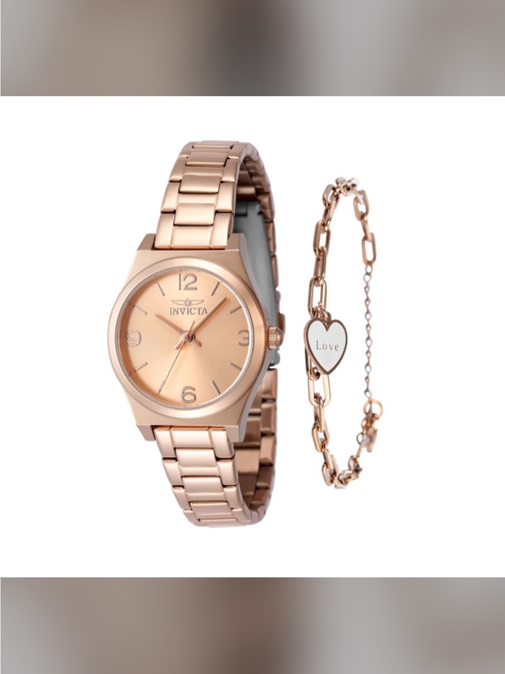 Invicta Angel Women's Watch - 30mm, Rose Gold With Bracelet Set (48248)